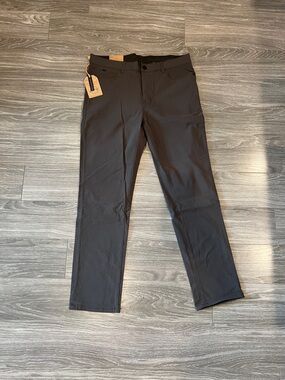 Classic Slim Straight Pants - Dark Olive By Original Weatherproof Vintage